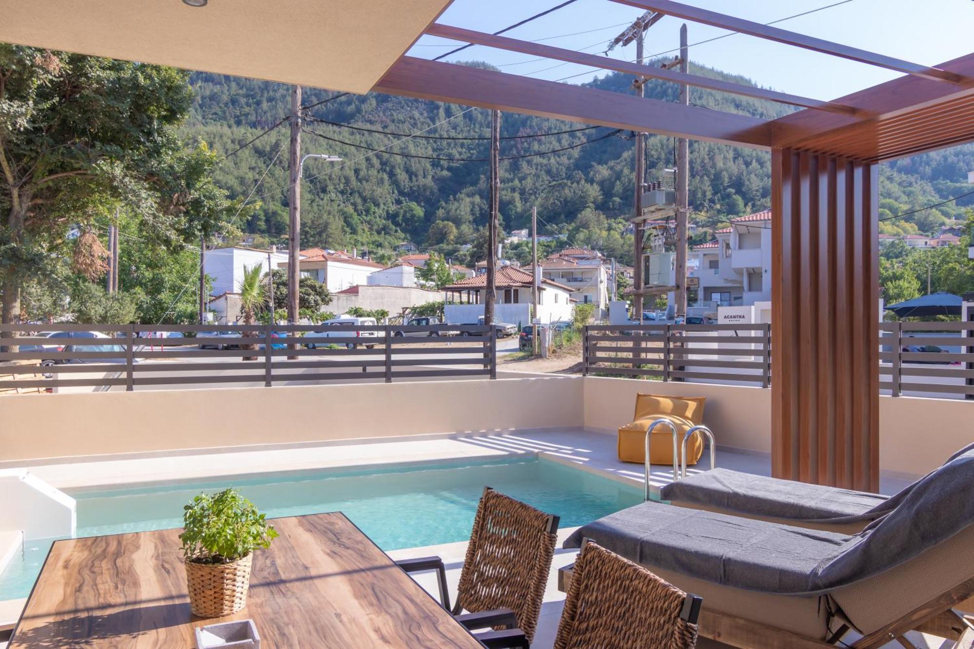 Ntinas Seaside Suites Skala Potamia  Eksteriør billede