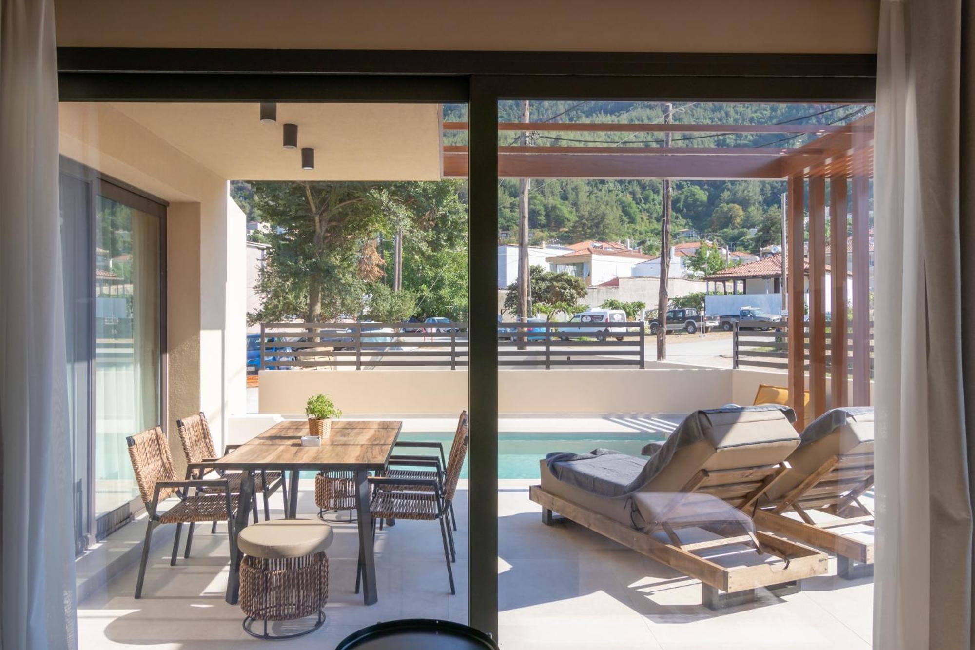 Ntinas Seaside Suites Skala Potamia  Eksteriør billede